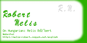 robert melis business card